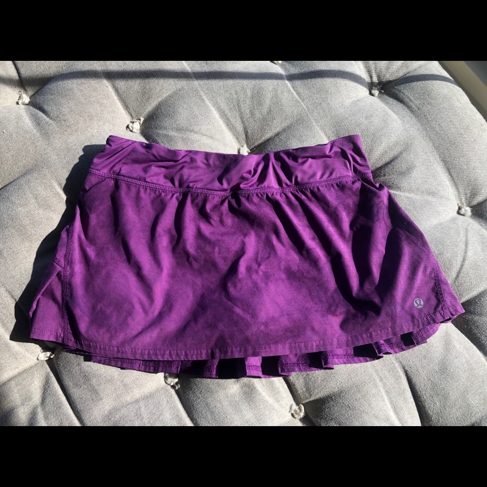 Lululemon tennis speed skirt original purple